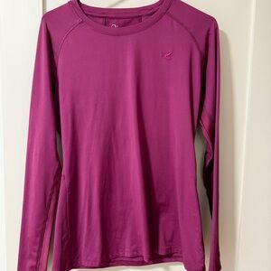 Elegant Fuchsia Long Sleeve Top